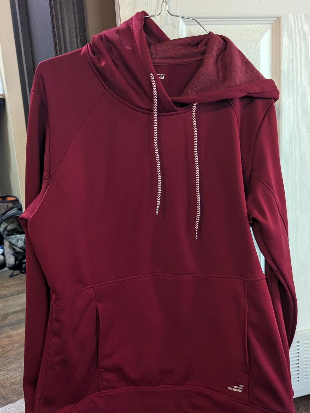 bcg Maroon Pullover Hoodie